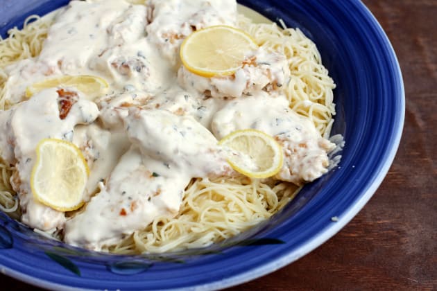 Creamy Lemon Chicken Pasta Recipe - Food Fanatic