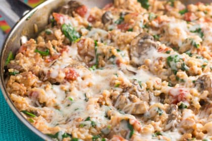Sausage and Rice Skillet
