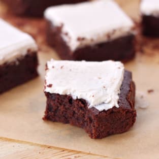 Mexican chocolate brownies photo
