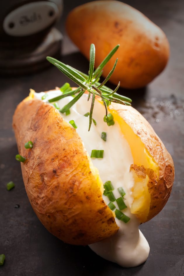 How to Bake a Potato - Food Fanatic