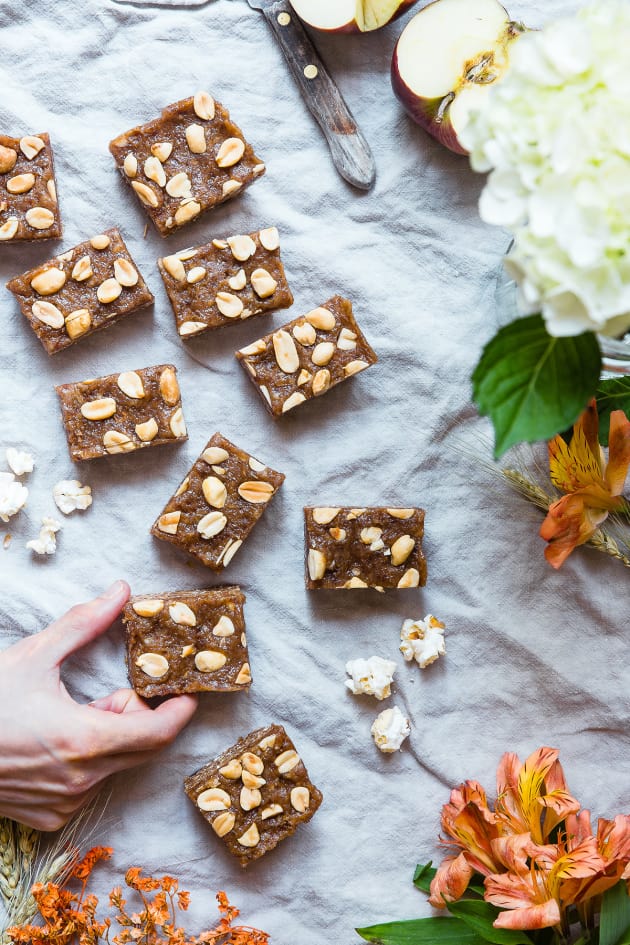 Caramel Apple Peanut Kettle Corn Bars Image