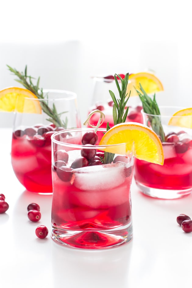 Cranberry Orange Bourbon Smash Image