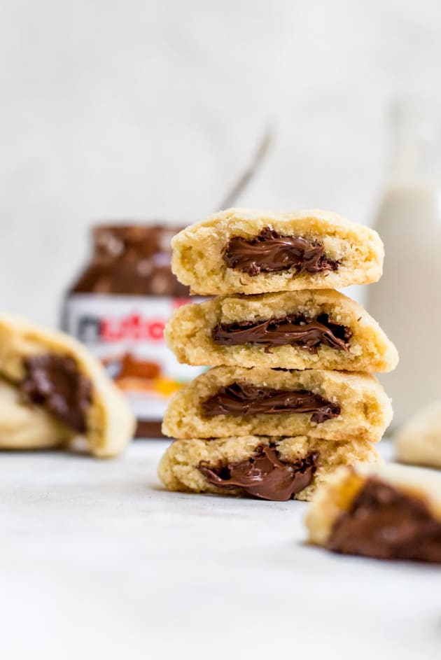 Nutella Stuffed Sugar Cookies Recipe Food Fanatic