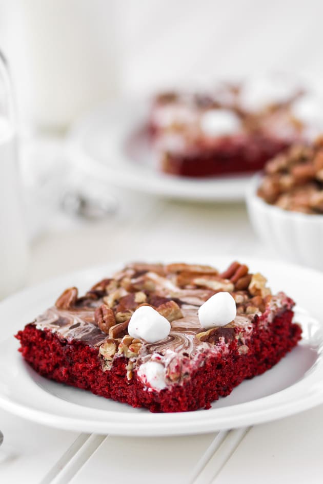 Red Velvet Mississippi Mud Cake Picture