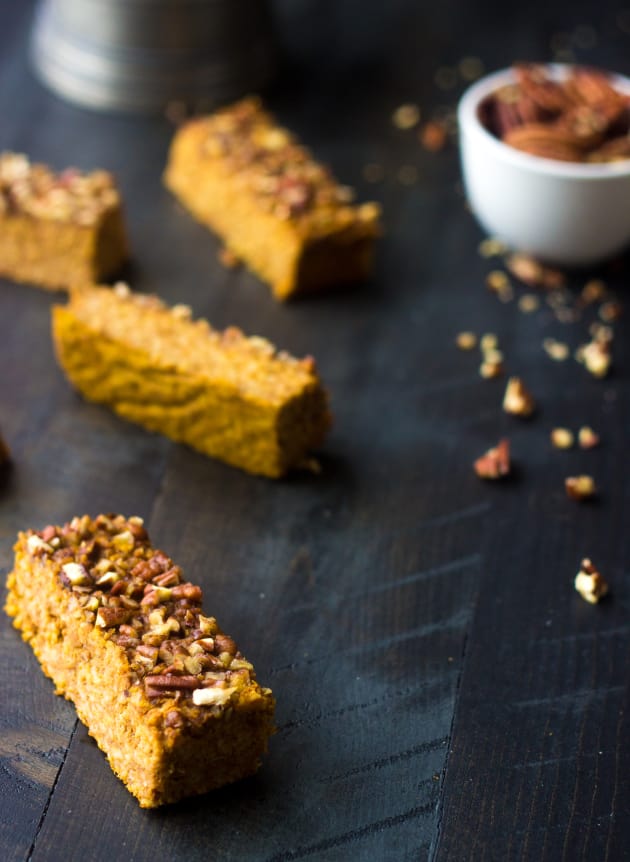Pumpkin Protein Bars Pic