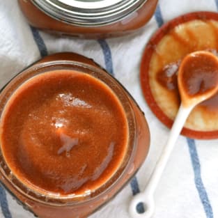 Slow cooker apple butter photo