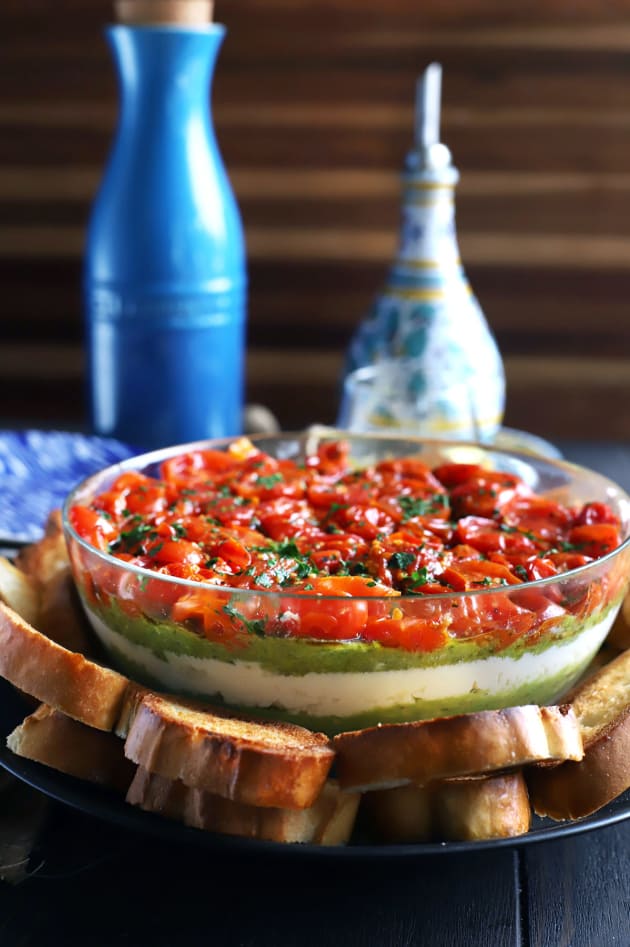 File 3 - Avocado Ricotta Tomato Pesto Layer Dip