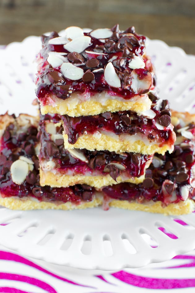 Chocolate Raspberry Magic Bars Pic