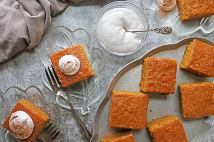 Easy Gluten Free Pumpkin Spice Cake Recipe