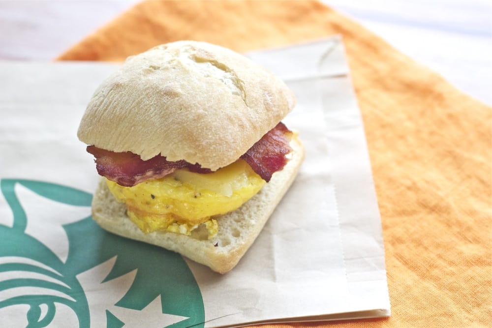 Starbucks breakfast deals sandwiches