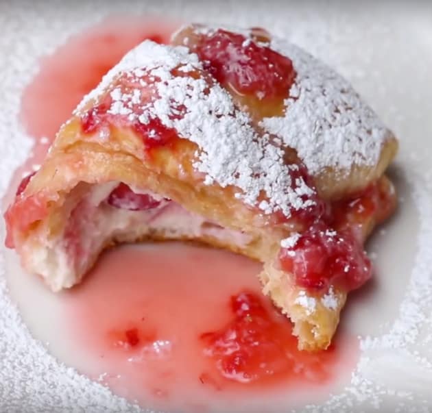 Strawberry Cheesecake Crescent