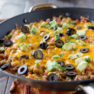 Mexican rice skillet photo