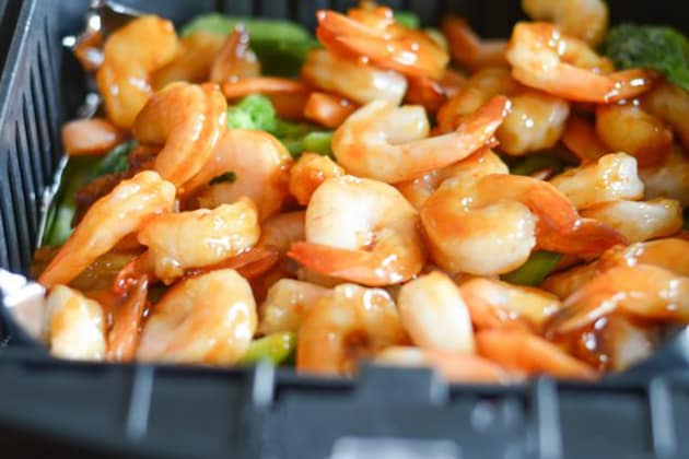 Gluten Free Air Fryer Honey Garlic Shrimp Pic
