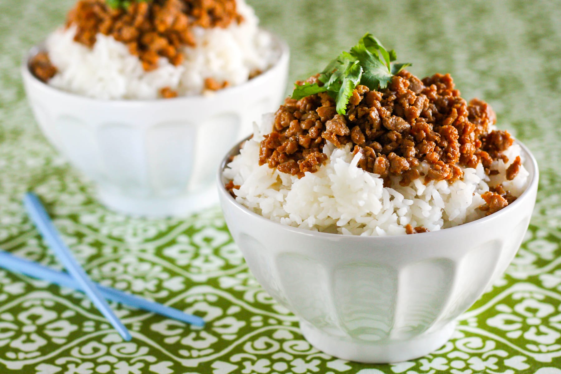Gluten Free Korean Turkey and Rice Bowl Recipe - Food Fanatic