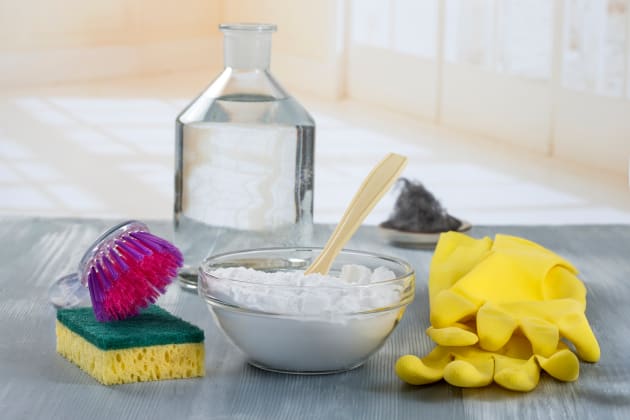Cleaning grill grates with vinegar hot sale and baking soda