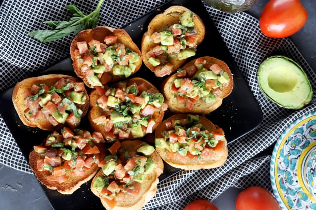 Avocado Bruschetta  Photo
