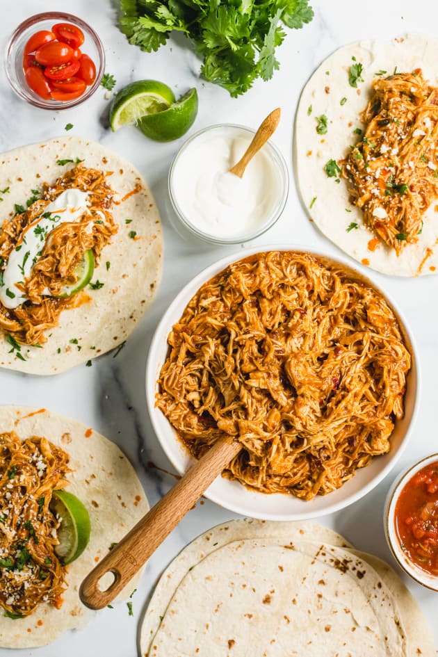 Honestly. How good is a slow cooker? Shredded Chipotle Chicken