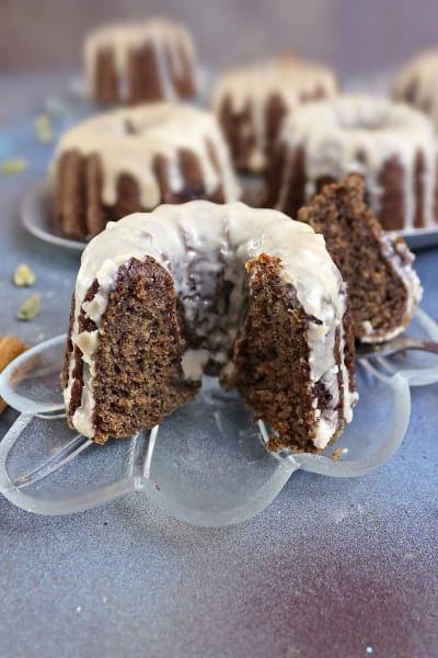 Buckwheat Banana Mini Bundt Cakes Recipe - Food Fanatic