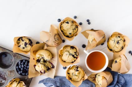 Blueberry Doughnut Muffins