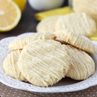 Lemon cake mix cookies photo