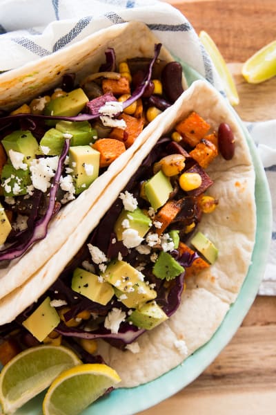 Sweet Potato Sheet Pan Tacos
