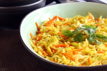 Cabbage Stir Fry: Full of Indian Flavor