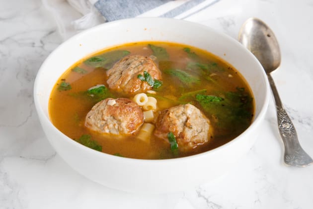 Italian Meatball Soup Recipe - Food Fanatic
