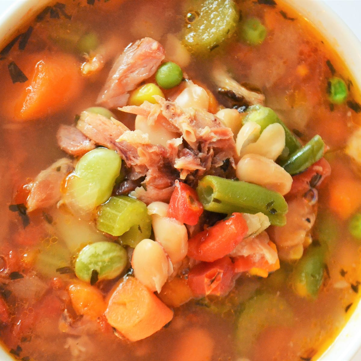 Ham and clearance vegetable soup