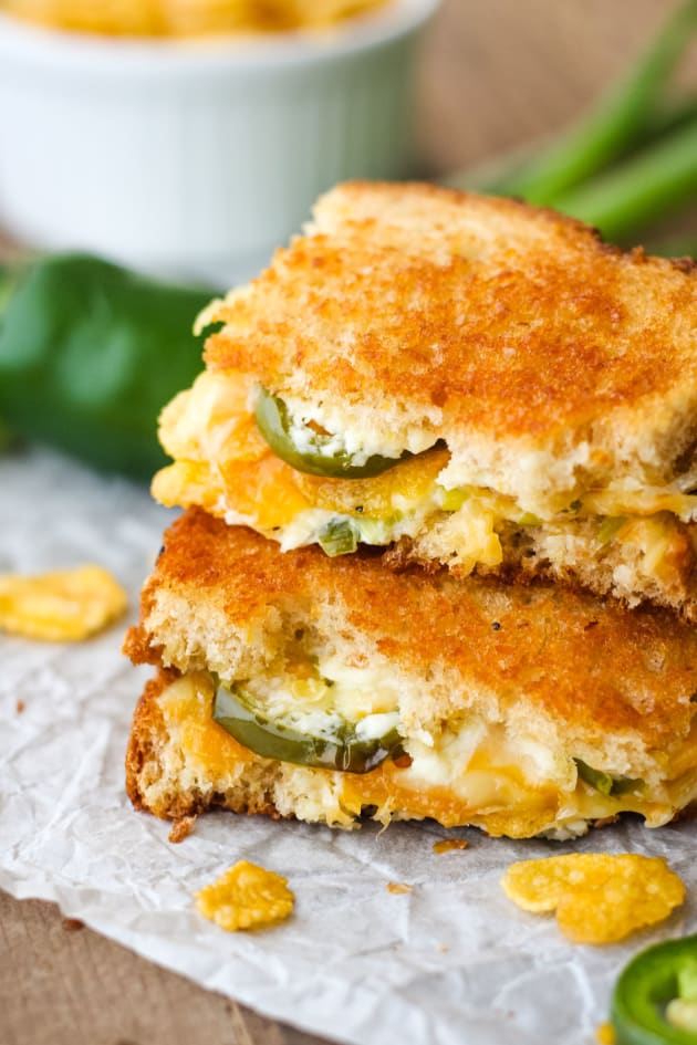 Toaster Oven Jalapeño Popper Grilled Cheese Recipe - Food Fanatic