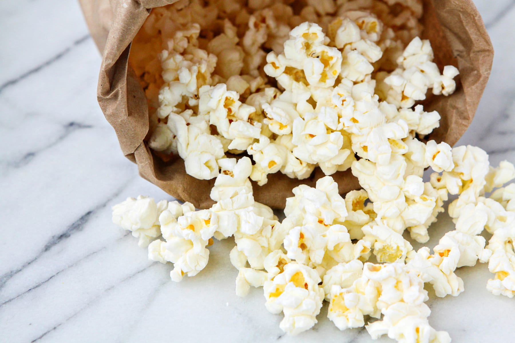 Homemade popcorn deals in microwave