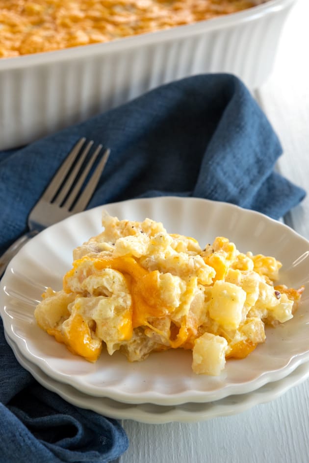 Cheesy Hashbrown Potato Casserole Recipe Food Fanatic 