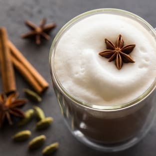 Spiked chai latte photo