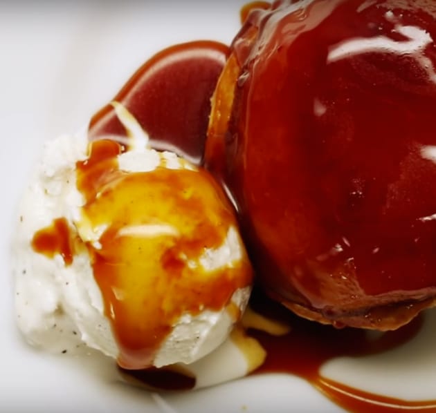 Mini Caramel Apple Tart
