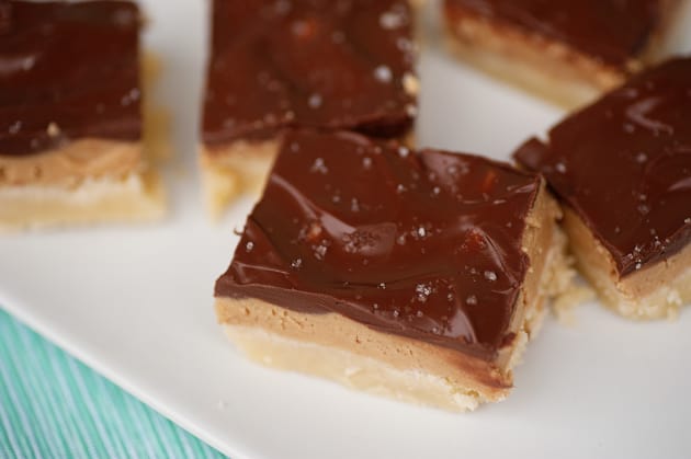 Chocolate Peanut Butter Shortbread Bars Photo