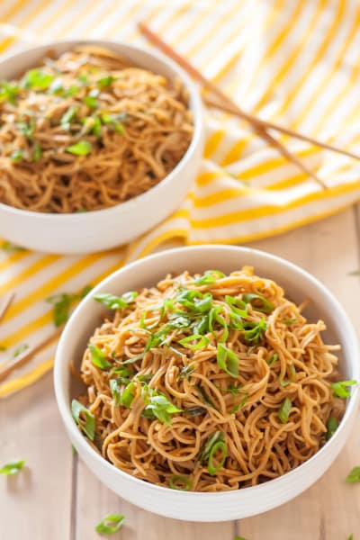 Gluten Free Sticky Garlic Noodles Pic