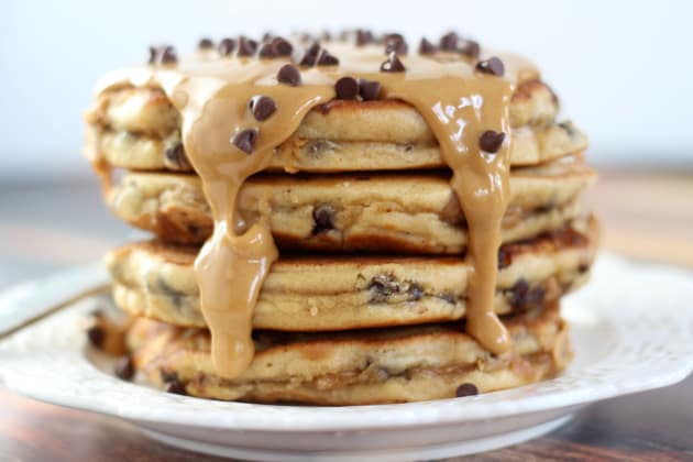 Peanut Butter Chocolate Chip Pancakes Image