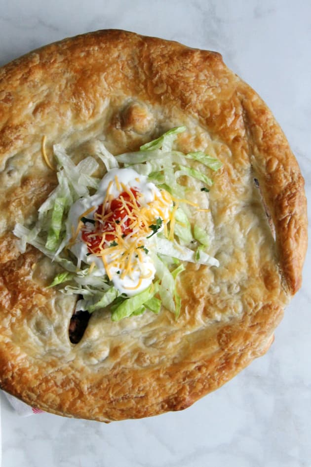 Puff Pastry Taco Pot Pie Picture