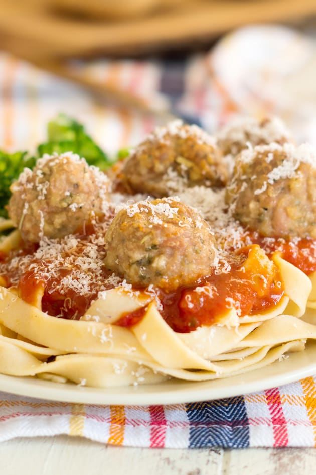 Gluten Free Baked Turkey Meatballs Image