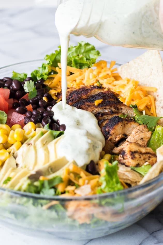 Chicken Taco Salad with Cilantro Ranch Pic