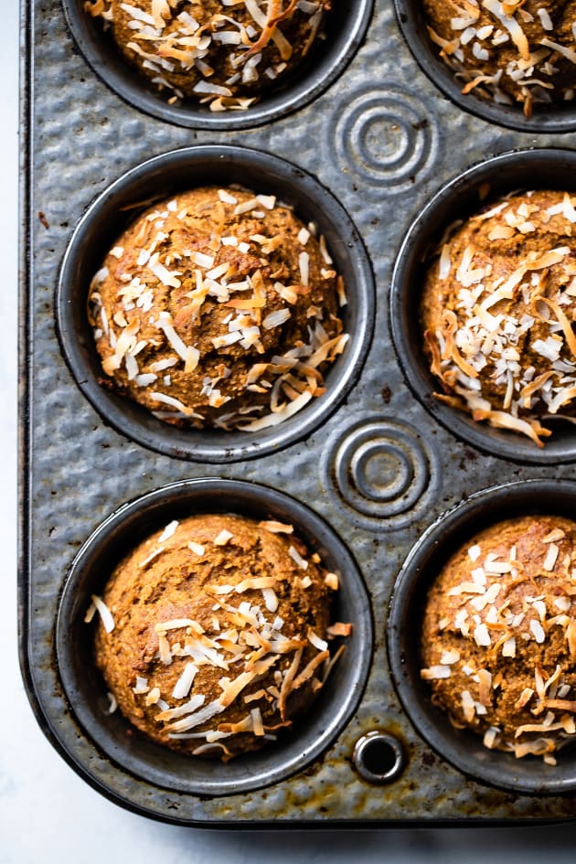 Sugar Free Gluten Free Oatmeal Carrot Muffins Image