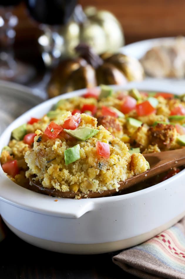 Green Chile Cornbread Stuffing Recipe - Food Fanatic