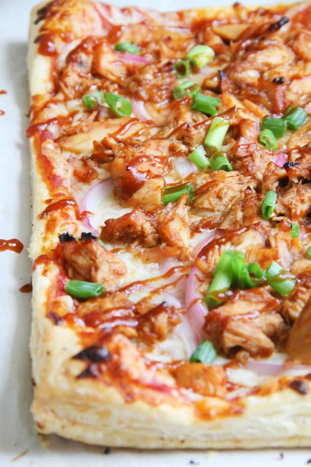 Puff Pastry BBQ Chicken Pizza Picture