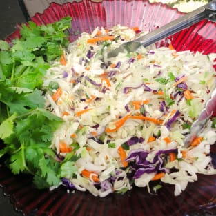 Sweet and sour coleslaw photo