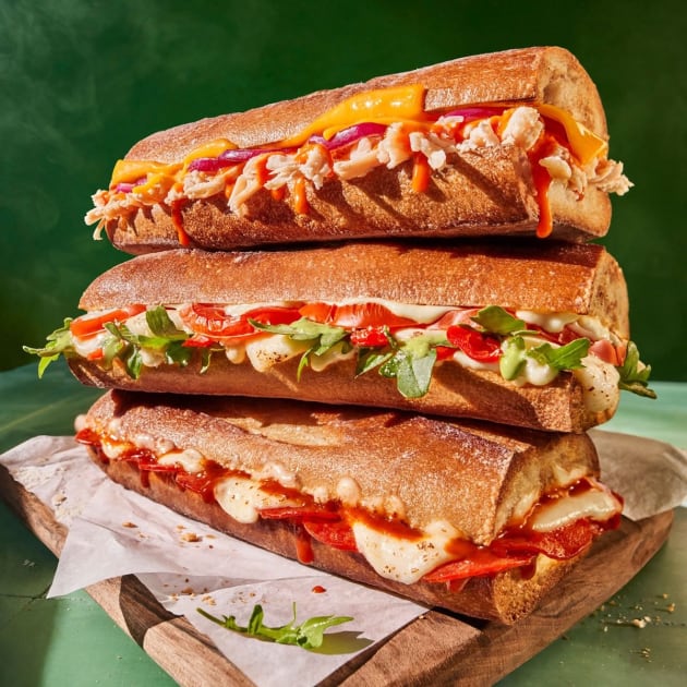 Panera Bread Toasted Baguette Sandwiches Picture
