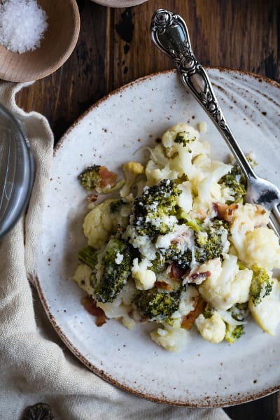 File 1 Loaded Broccoli Cauliflower Cheese Casserole