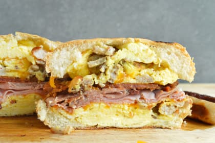 Breakfast Dagwood Sandwich