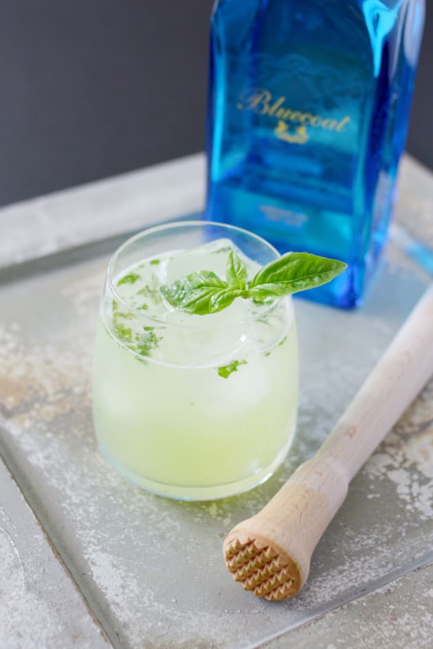 Basil Gin Smash Food Fanatic