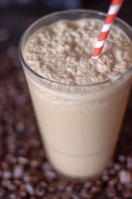 Dairy Free Mocha Frappe: With Coconut and Chocolate Syrup