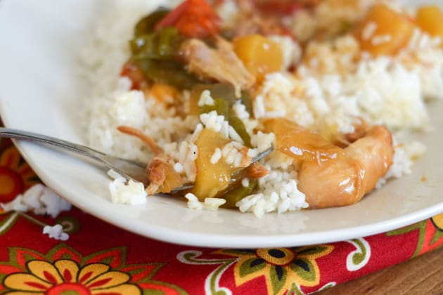 Gluten Free Slow Cooker Sweet and Sour Chicken Image