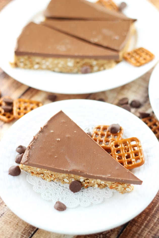 No Bake Chocolate Peanut Butter Pretzel Bars Picture